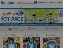 Tablet Screenshot of hotjuice.com